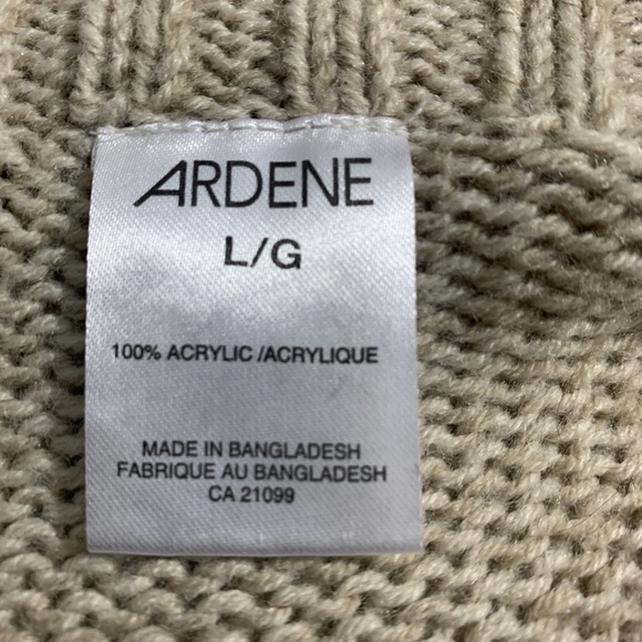 Ardene Beige Batwing Sleeve  Size L - Picture 10 of 12